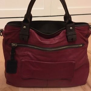 Chloe buttery maroon leather bag